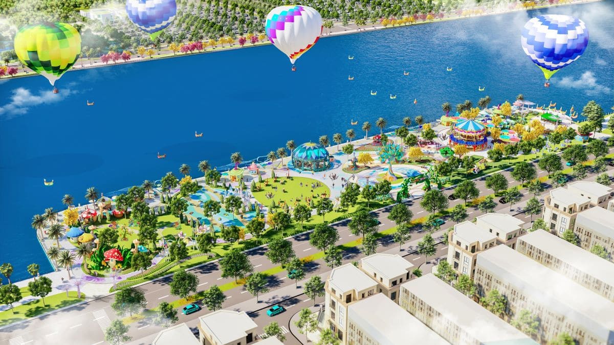 “Kỳ quan” hồ trung tâm khổng lồ với tầm view đắt giá