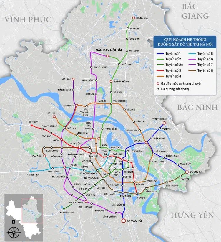 Tuyến Metro Số 4 Đi Qua Đâu? Ảnh Hưởng Như Thế Nào Đến Vinhomes Cổ Loa